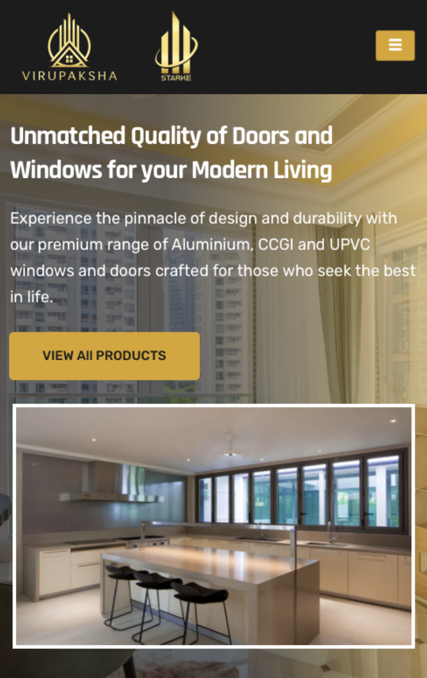 Mobile Website Mockup