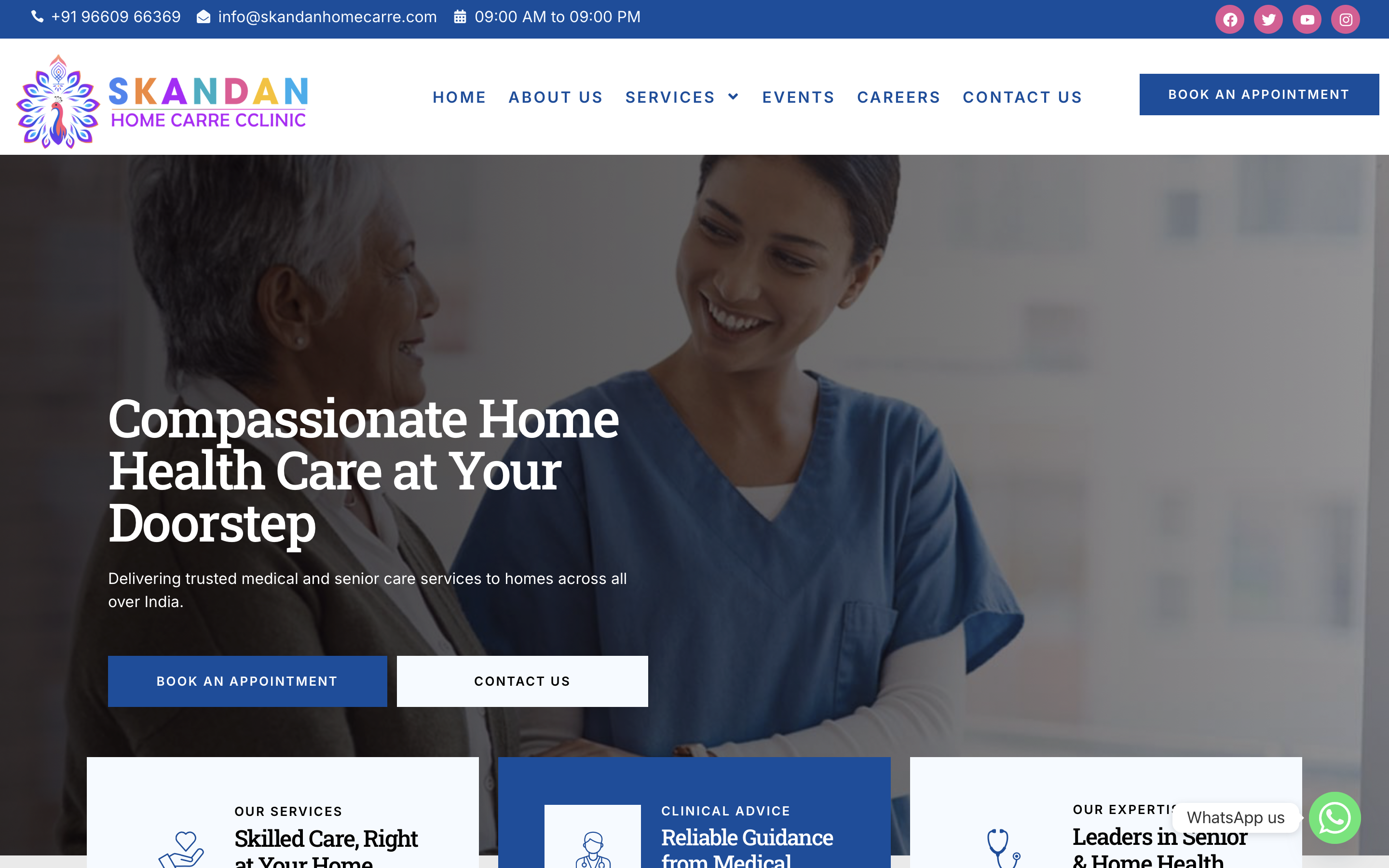 Desktop Website Mockup